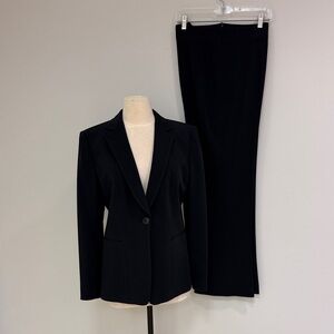 Giorgio Armani Women’s Black Pantsuit, Blazer Size EU 46, Pants EU Size 48